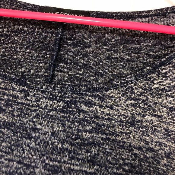 Lane Bryant Navy Blue Lightweight Knit 3/4 Sleeve Top Pullover 16/18 READ - Picture 3 of 4